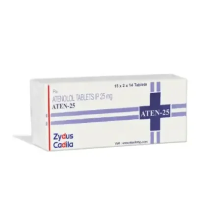 Aten 25 mg Tablet (Atenolol)