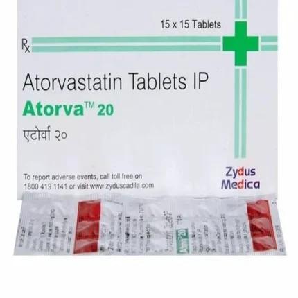 Atorva 20 mg Tablet (Atorvastatin)