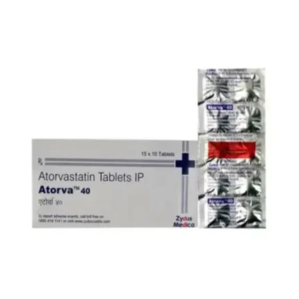 Atorva 40 mg Tablet (Atorvastatin)