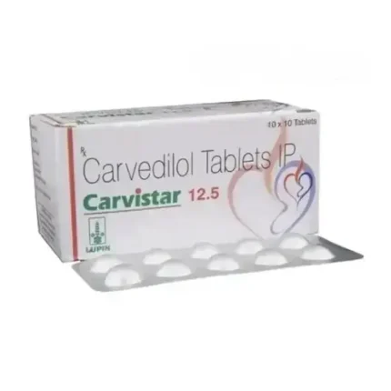 Carvistar 12.5 mg Tablets (Carvedilol)