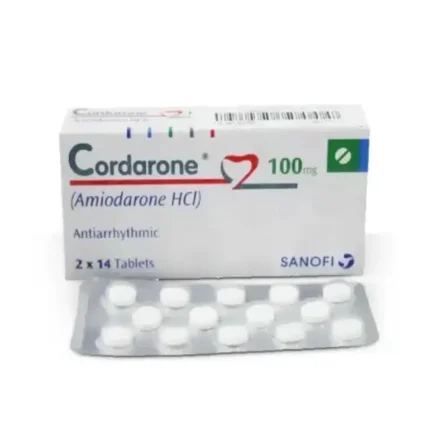 Cordarone 100 mg Tablet (Amiodarone)