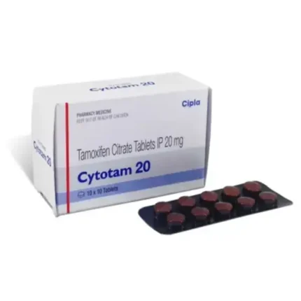 Cytotam 20 mg Tablet Tamoxifen for breast cancer treatment and hormone therapy