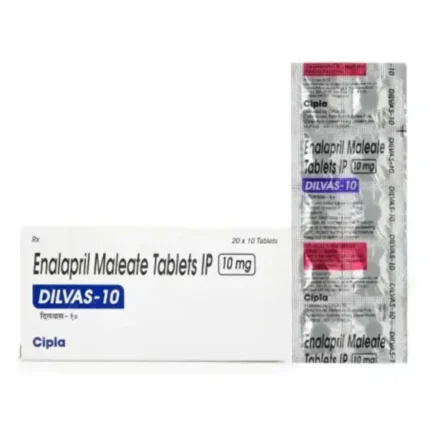 Dilvas 10 mg Tablet (Enalapril)