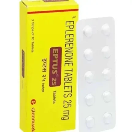 Eptus 25 mg Tablet (Eplerenone)Eptus 25 mg Tablet (Eplerenone) for managing blood pressure and supporting heart health.