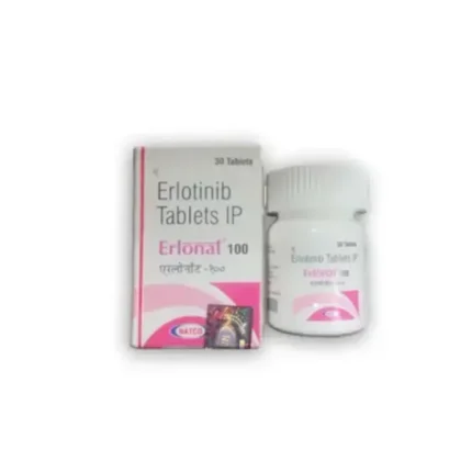 Erlonat 100 mg Tablet Erlotinib for non small cell lung cancer and pancreatic cancer treatment