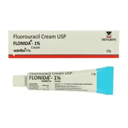 Flonida 1% Cream Fluorouracil for skin treatment and actinic keratosis care
