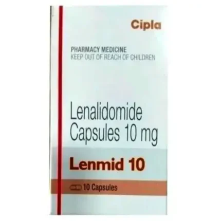 Lenmid 10 mg Capsule (Lenalidomide) blister pack for cancer treatment and immune support