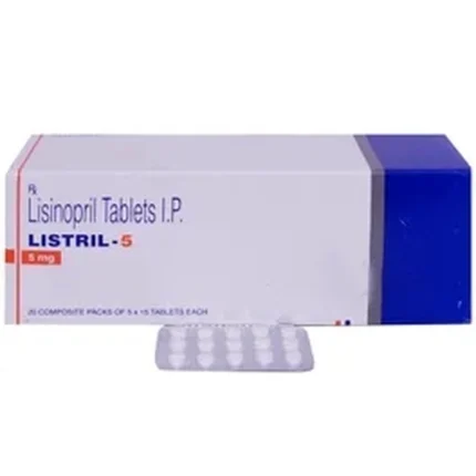 Listril 5 mg Tablet (Lisinopril)
