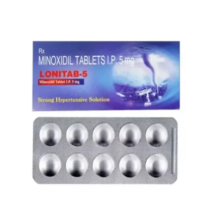 Lonitab 5 mg Tablet (Minoxidil)