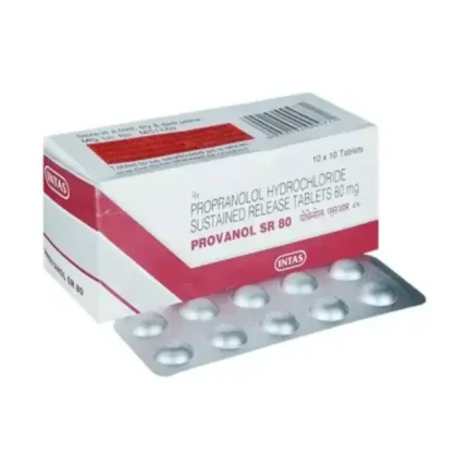 Provanol 80 mg SR Tablet (Propranolol)