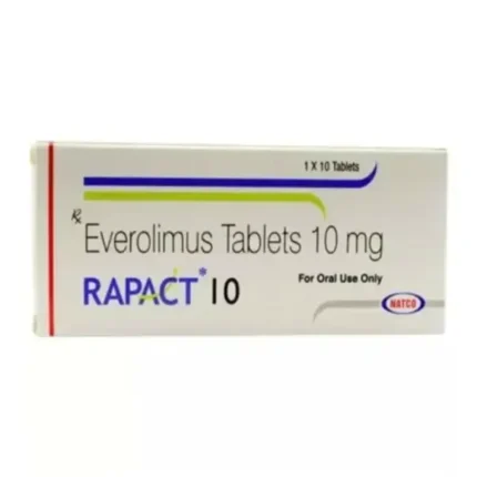 Rapact 10 mg Tablet Everolimus for cancer treatment