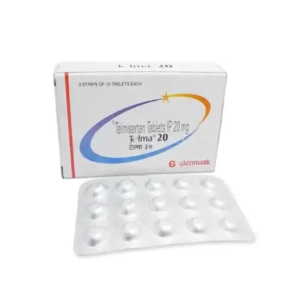 Telma 20 mg Tablet (Telmisartan)