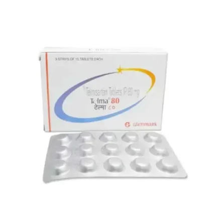 Telma 80 mg Tablet (Telmisartan)