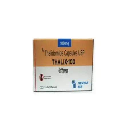 Thalix 100 mg Capsule Thalidomide used in cancer treatment and multiple myeloma care