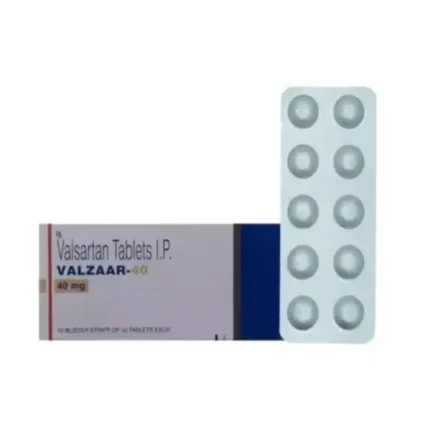Valzaar 40 mg Tablet (Valsartan)