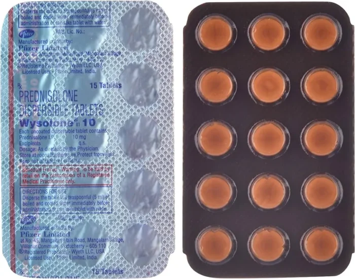 Wysolone 10 Mg Tablets (Prednisolone)