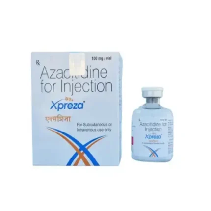 Xpreza 100 mg Injection Azacitidine vial used in the treatment of blood cancer and myelodysplastic syndromes