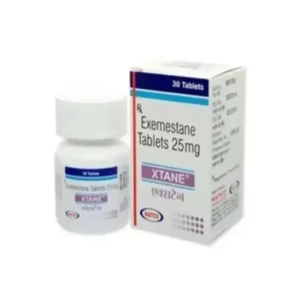 Xtane 25 mg Exemestane tablets for breast cancer treatment – pack image