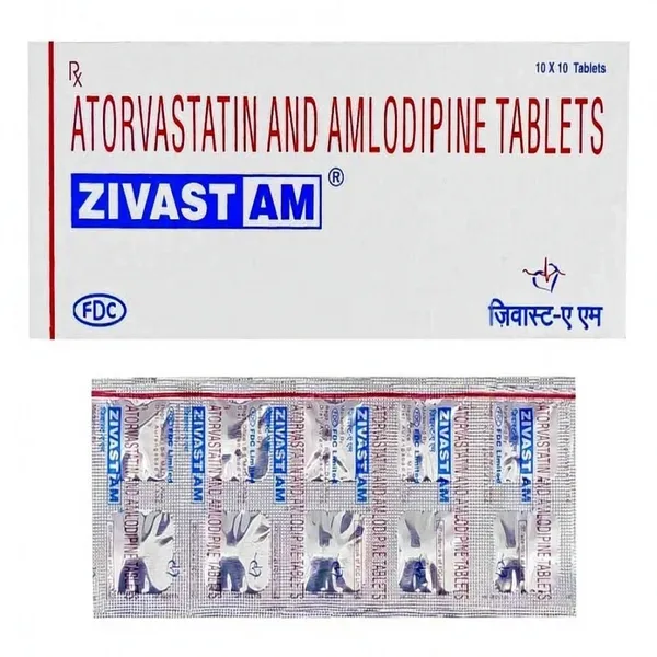 Zivast-AM-Amlodipine Zivast Am Tablet (Amlodipine Besylate / Atorvastatin)