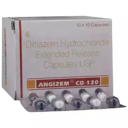 Angizem CD 120 mg Capsule (Diltiazem)