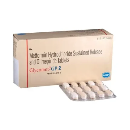 Glycomet GP 2 Tablet (Metformin / Glimepiride)