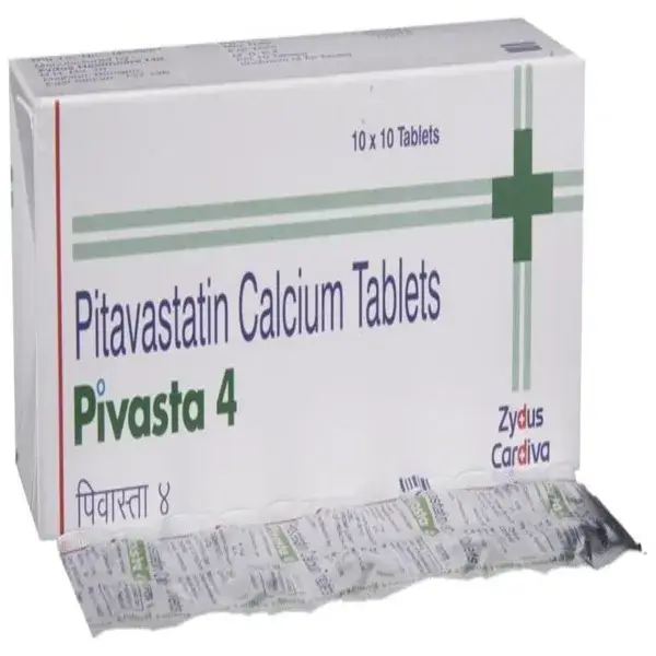pivasta 4 mg Pivasta 4 mg Tablet (Pitavastatin)