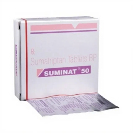 Suminat 50 Mg Tablets (Sumatriptan)