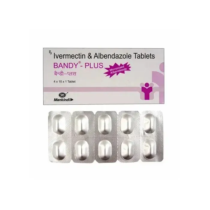 Bandy-Plus-6mg Bandy Plus 6 Mg Tablets (Ivermectin/Albendazole)