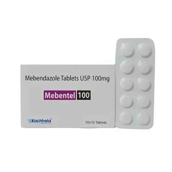 Mebentel 100 Mg Tablets (Mebendazole)