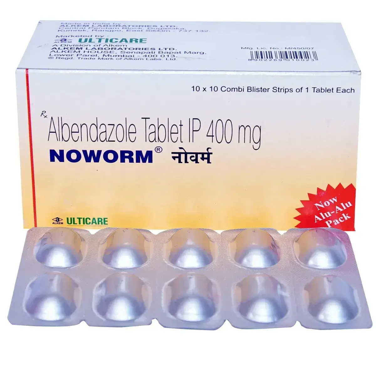 Noworm Chewable Tablet Noworm Chewable 400 Mg Tablet (Albendazole)