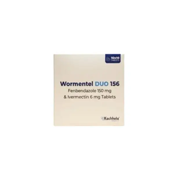Wormentel DUO 156 Wormentel DUO 156 Mg Tablets (Fenbendazole/Ivermectin)