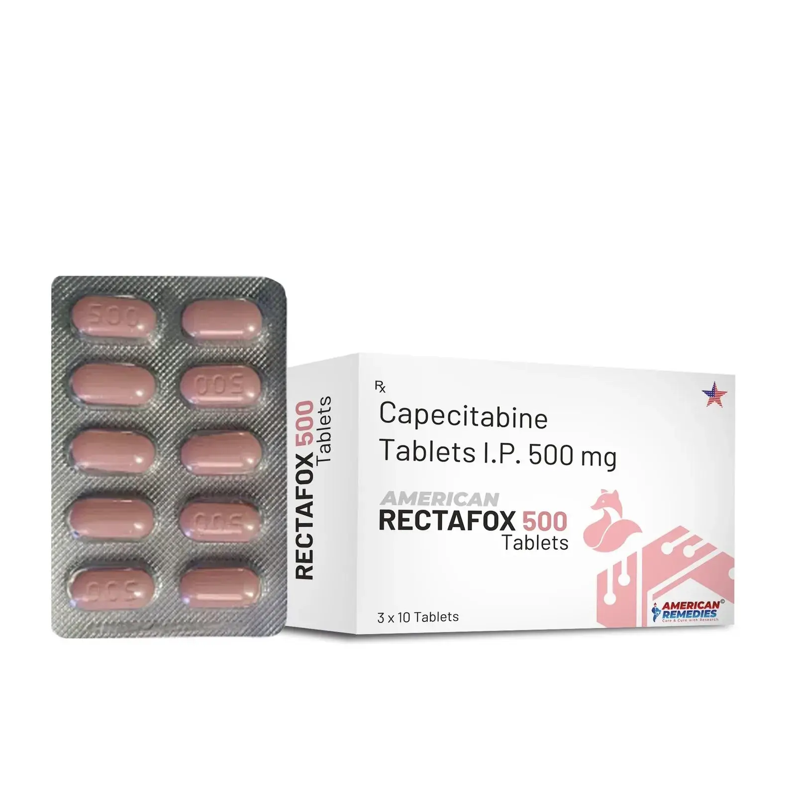 Rectafox 500 Mg Rectafox 500 Mg Tablet (Capecitabine)